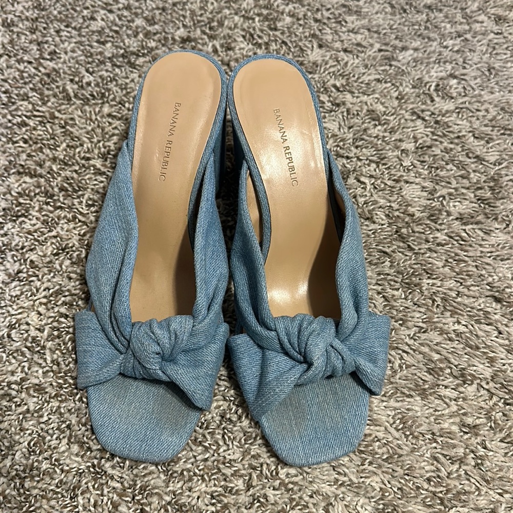 Banana Republic Denim Heel